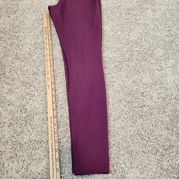 Girlfriend Collective Compressive High Rise 7/8 Leggings Plum Purple Size Small - Picture 7 of 7